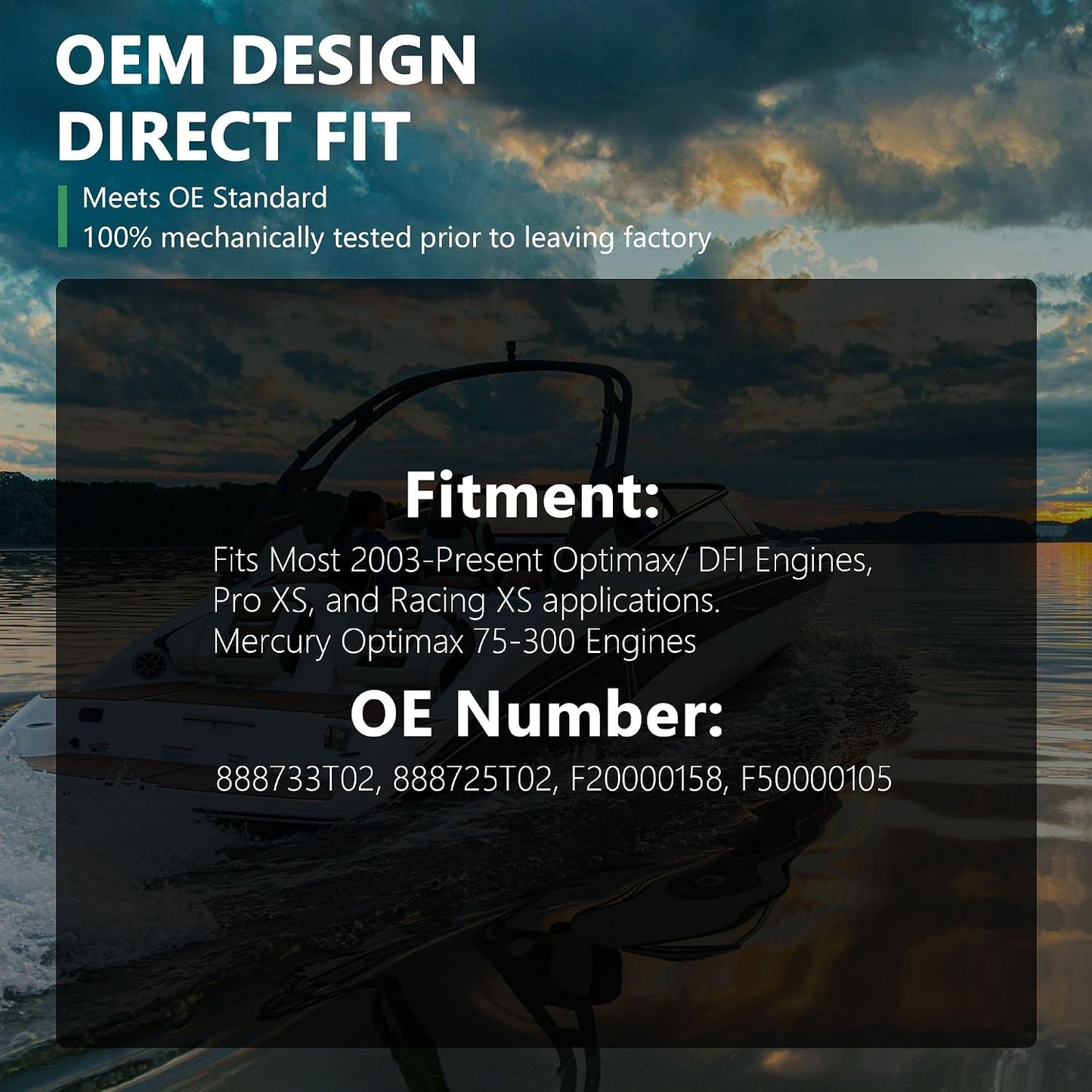 Bomba combustible dual Mercury Optimax 75-300hp 2003-25