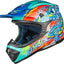 Casco motocross juvenil-grande cara completa aprobado DOT