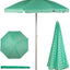 Sombrilla playa portátil 5.5ft UV con poste inclinable