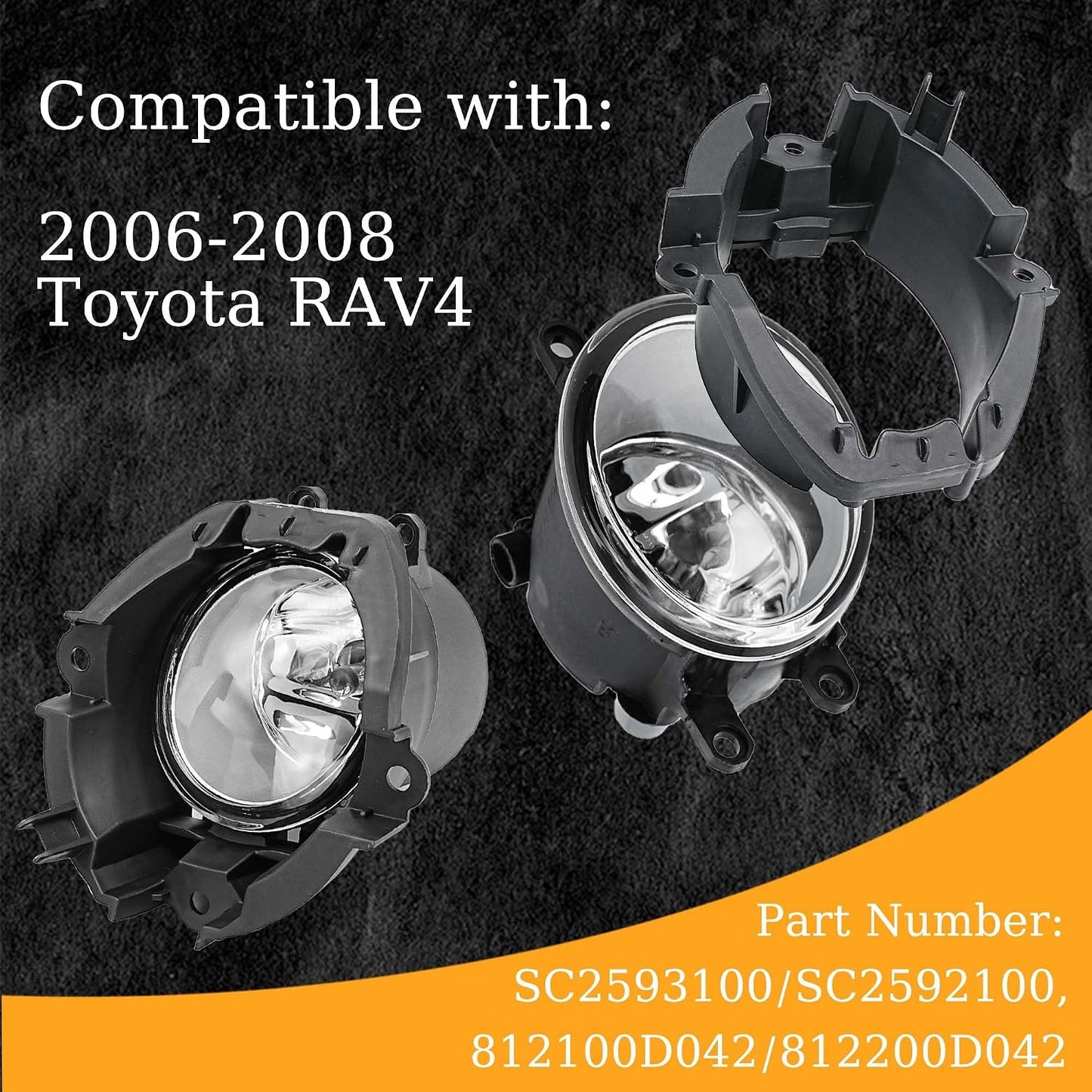Lámparas antiniebla comp Toyota RAV4 con interruptor