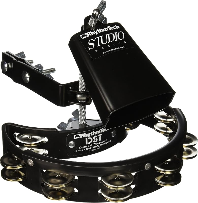 Pack batería RTDKP con pandereta y soporte cowbell