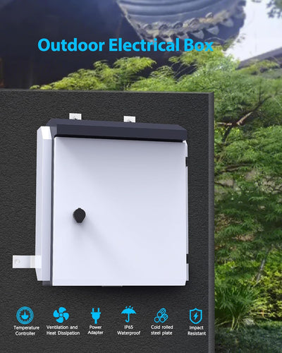 Caja eléctrica exterior IP65 acero galvanizado con