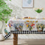 Mantel cuadrado primavera 52x52pulg decoración florero