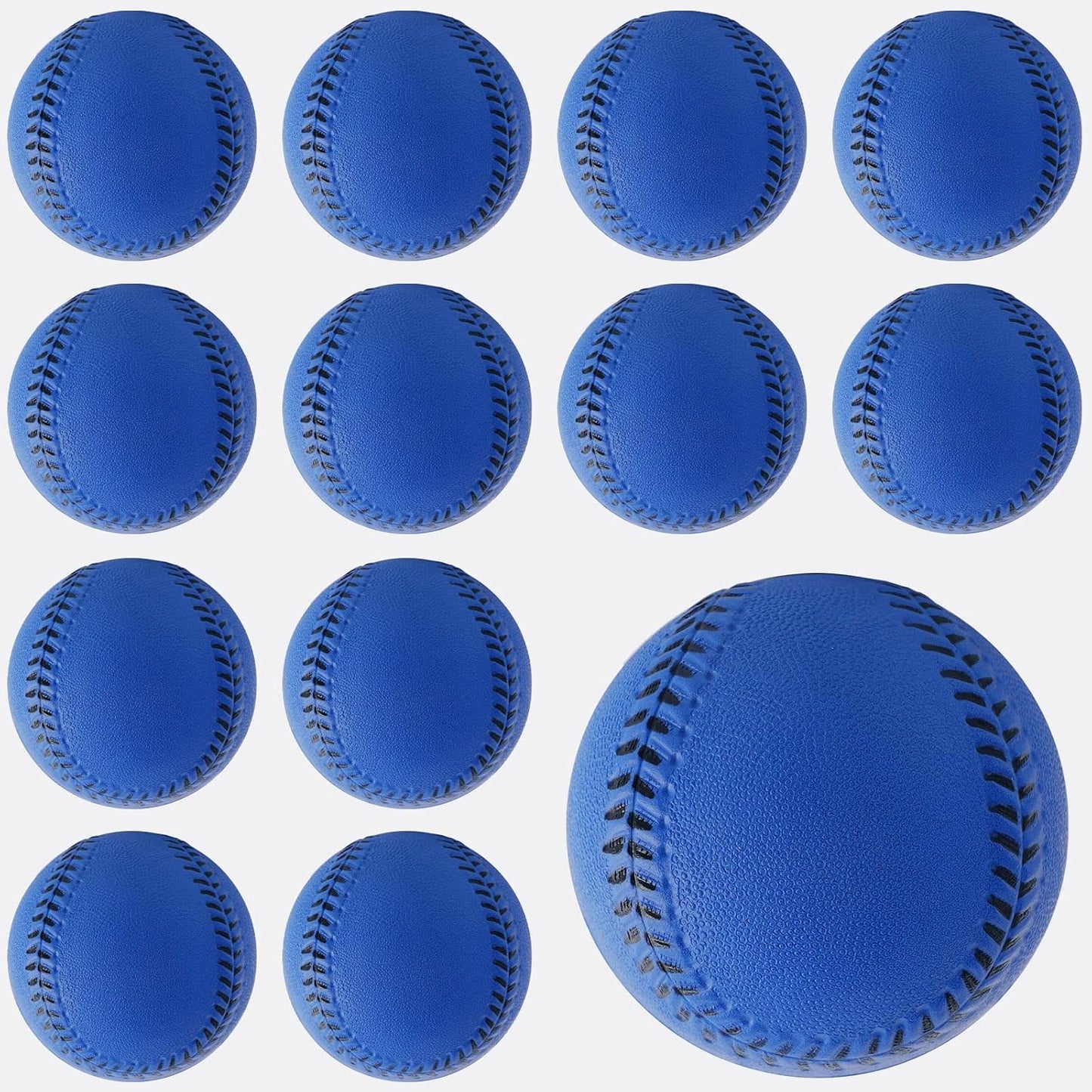 Pelotas béisbol espuma suaves set 12 para jóvenes