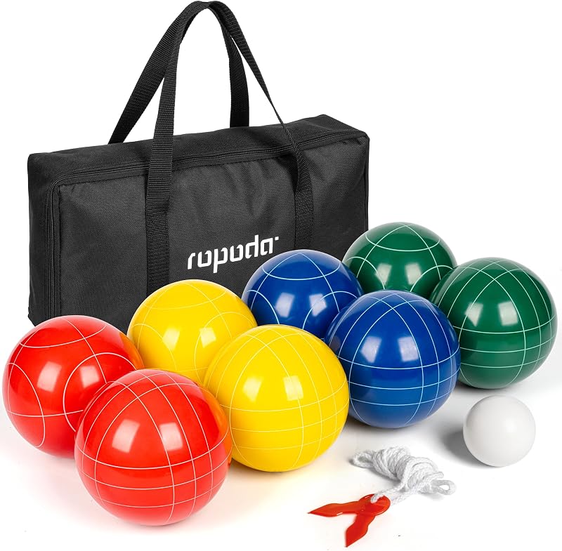 Set bochas 3.937pulg 8 bolas resina bolsa transporte