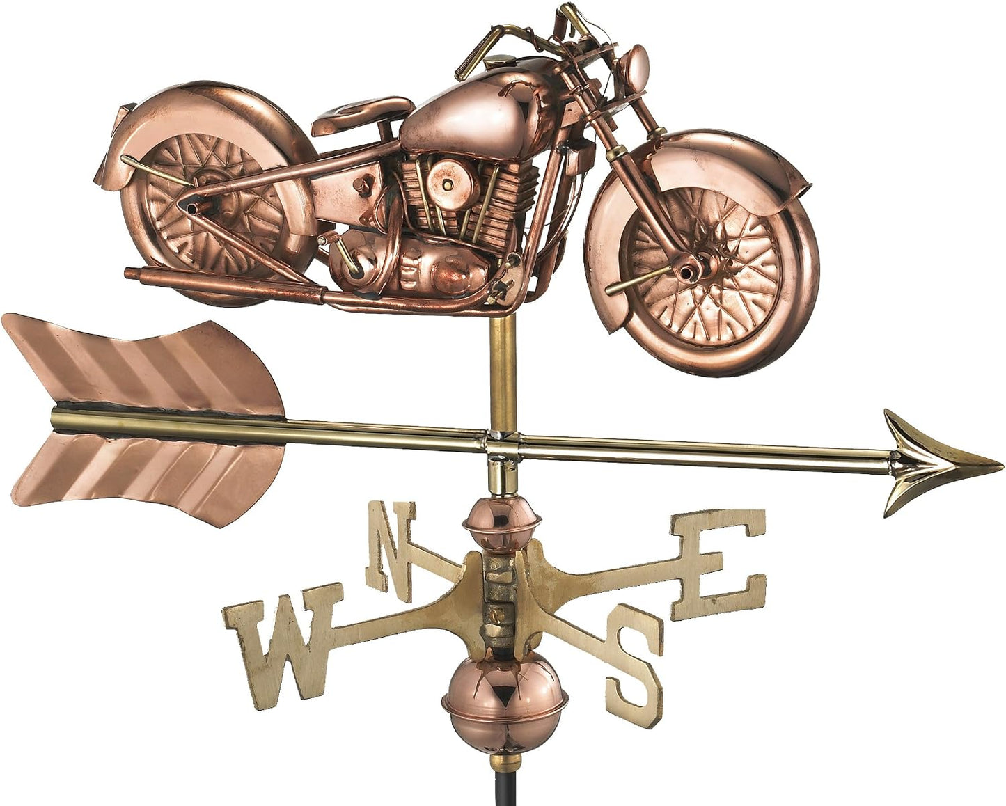 Motocicleta con veleta jardín Arrow montaje techo