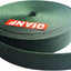 Correas poliéster 1pulg 10yardas resistentes verde oscuro