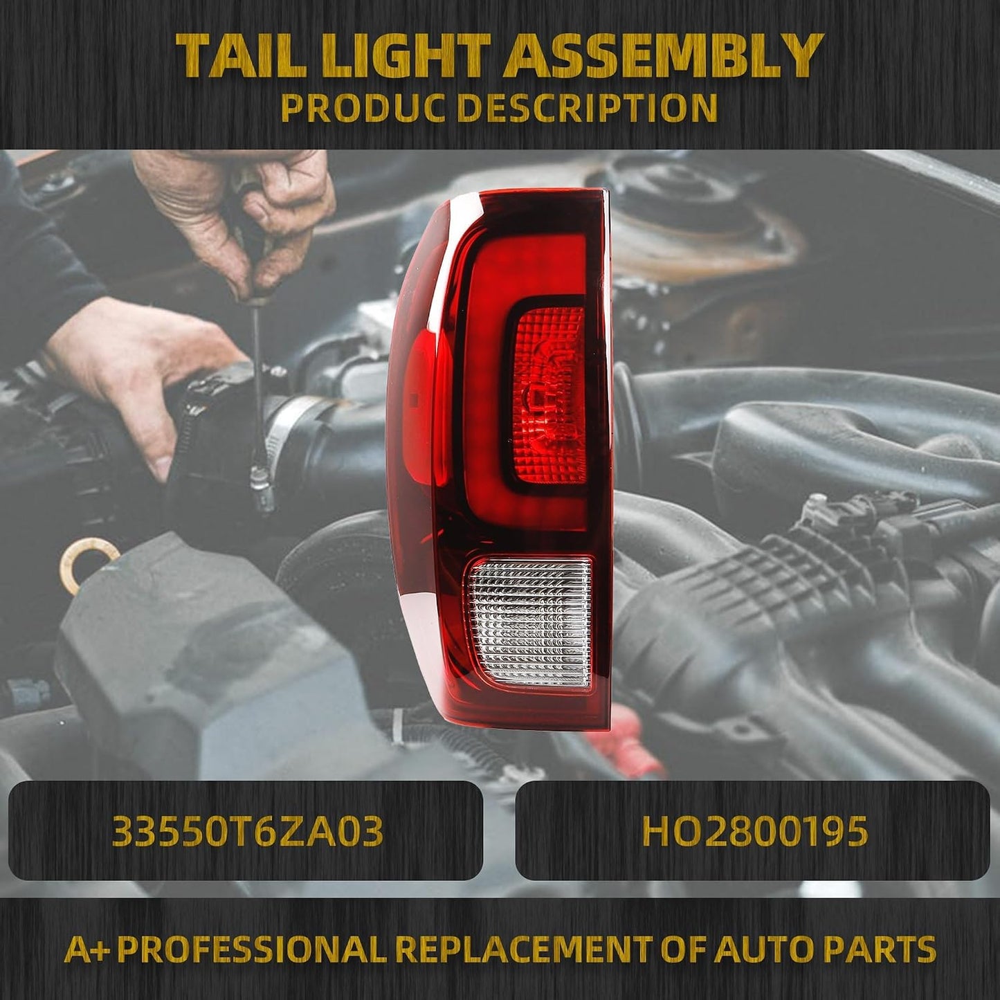 Luz trasera LED comp Honda Ridgeline 17-23