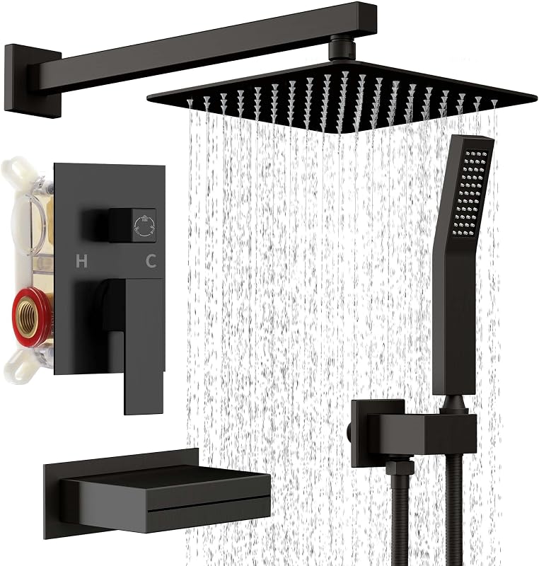 Set ducha lluvia y rociador mano kit sistema ducha