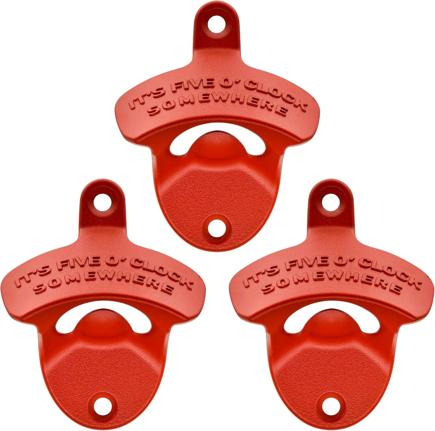 Abridor rojo para barra cocina 3 Pzas