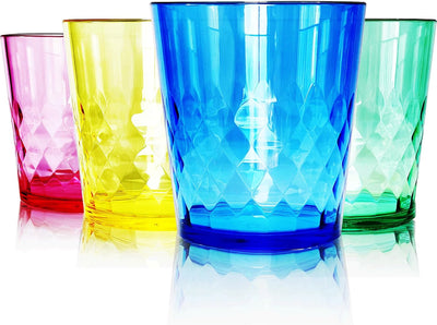 Vasos plástico sin BPA 8oz juego 4-8oz uso interior exterior