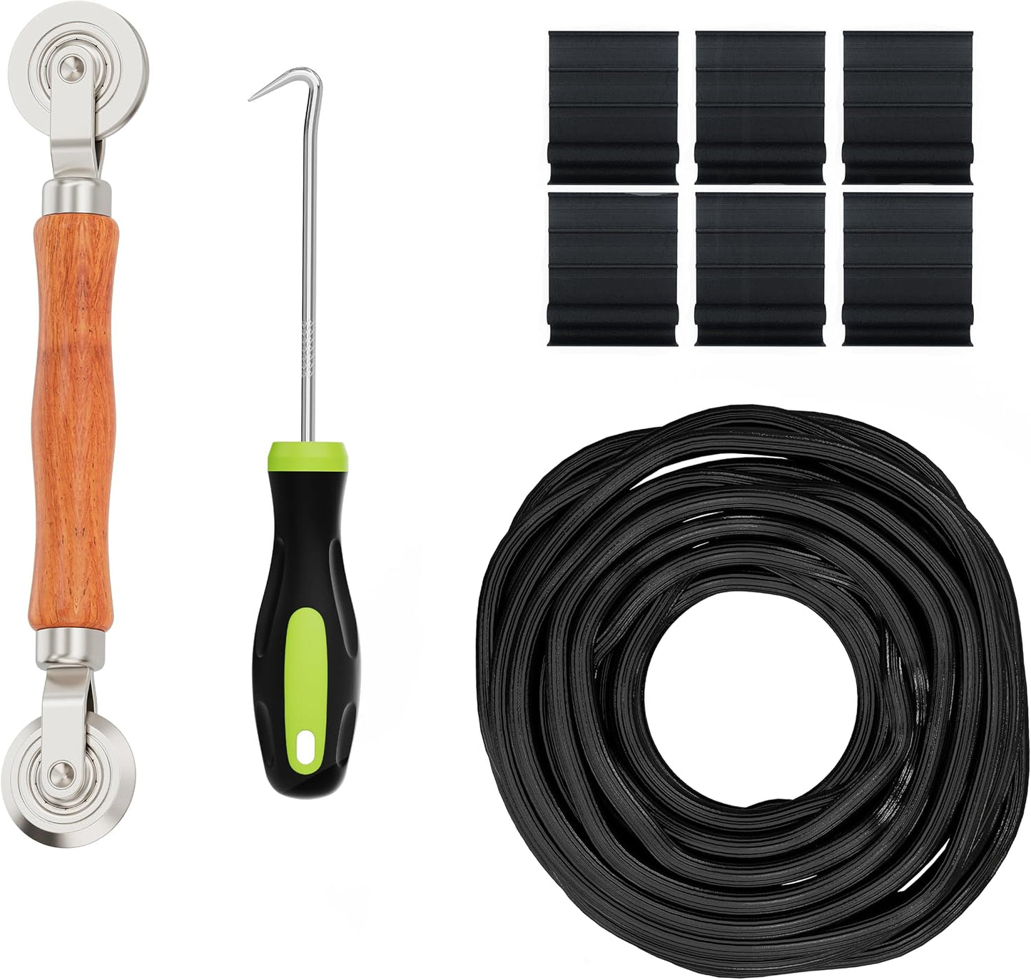 Kit reparación pantalla ventana 6 lengüetas madera
