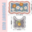 Set 2 Alfombras Baño Microfibra Rosa y Forma U
