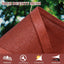 Toldo parasol rectangular 12x16ft color terracota roja
