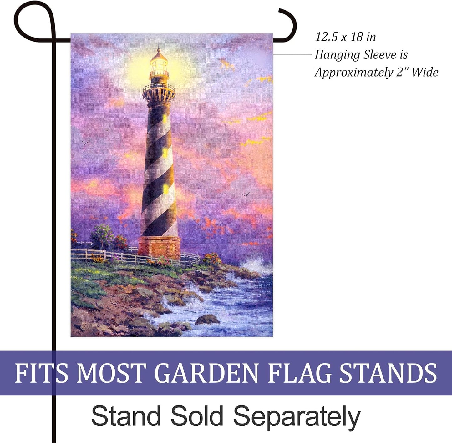 Bandera náutica doble cara jardín 12x18pulg