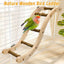 Escalera madera para pájaros loros puente masticable jaula