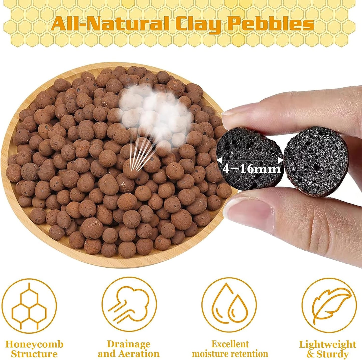 Piedras arcilla Leca 4-16mm para plantas hidropónicas