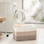 Cesta rectangular tejida para lavandería 65l habitación