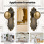 Perillas puerta bronce interior pack 2 tiradores vintage