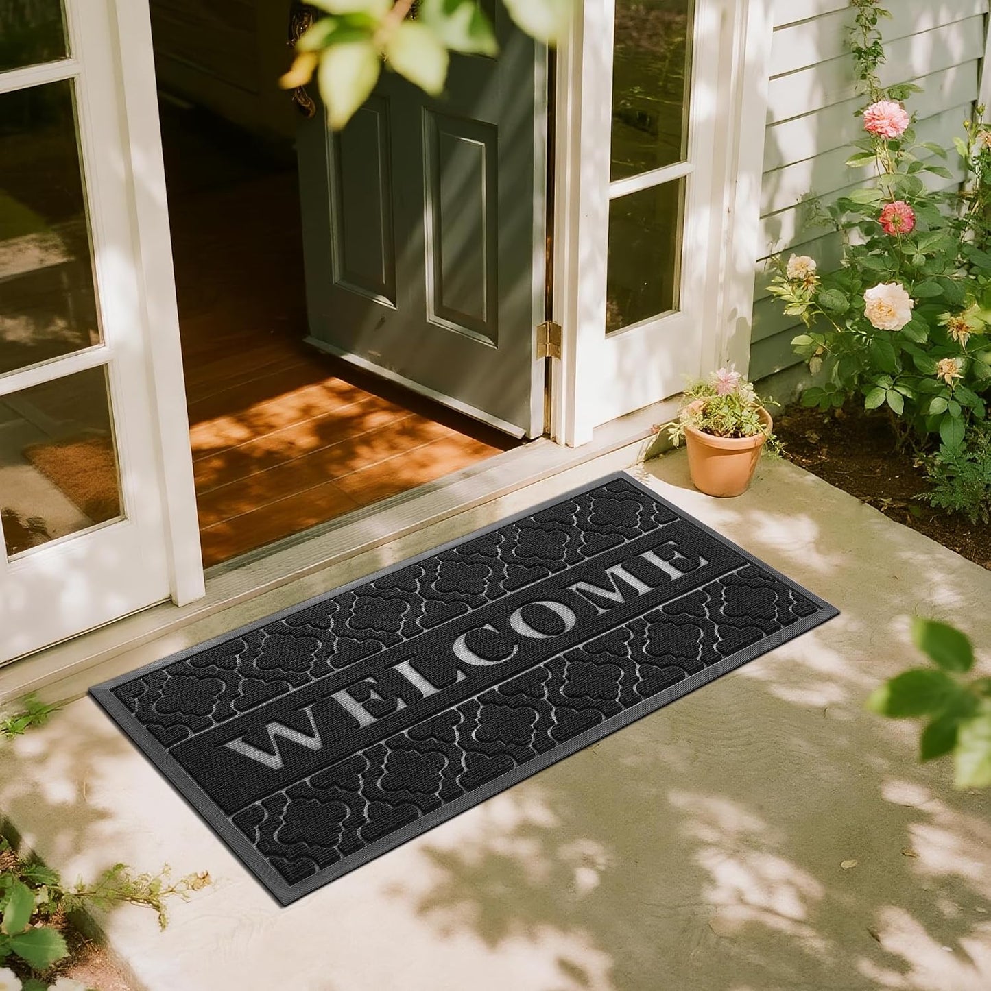 Alfombra antiderrap impermeable para puerta entrada