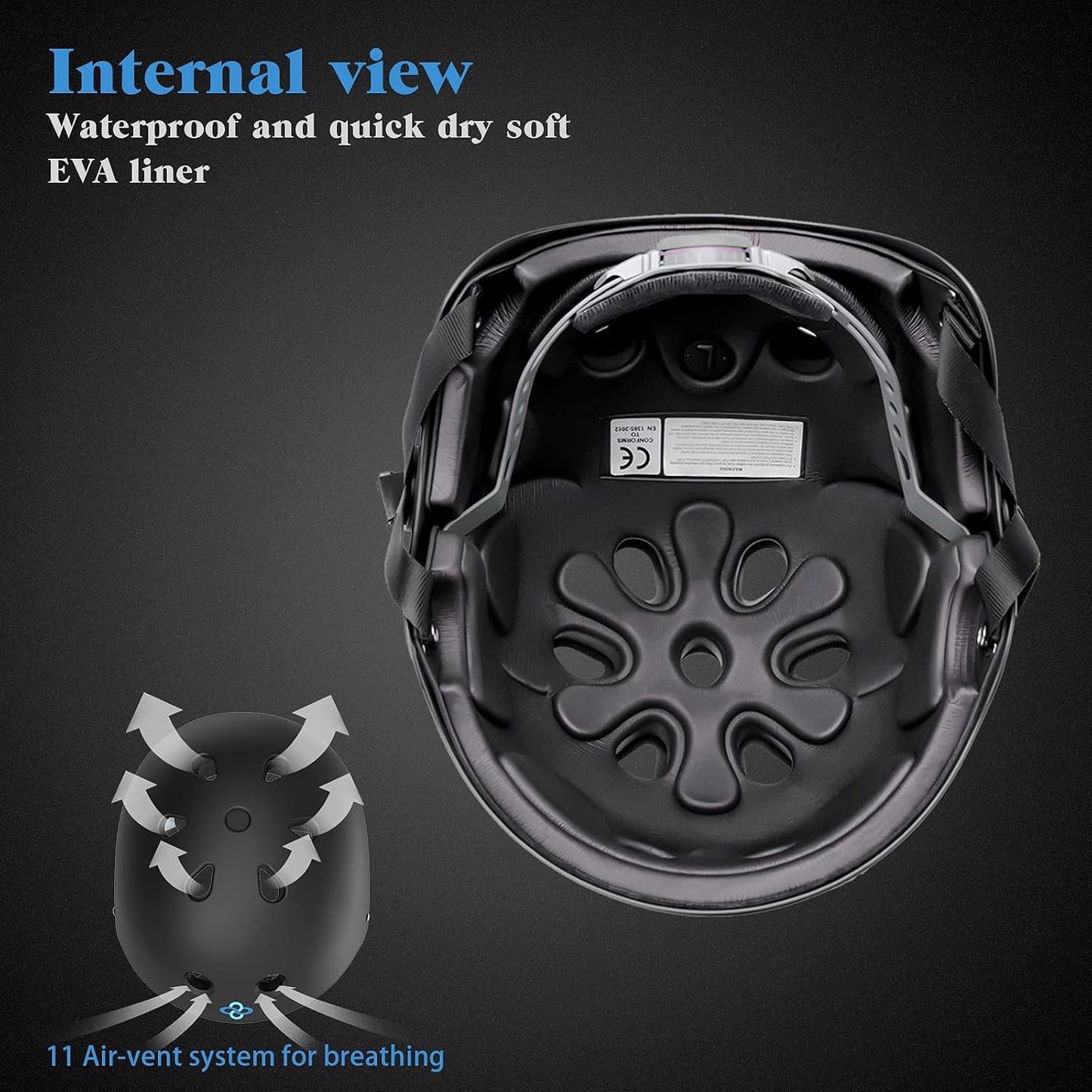 Casco deporte acuático para adultos kayak rafting