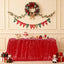 Mantel rectangular lentejuelas rojo 90x156pulg fiestas