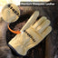 Guantes jardinería niños cuero 2-7 años