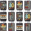 Fundas enfriadoras latas 80 aniversario paquete 12 vintage