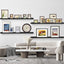 Estantes rústicos para pared set 4 repisas vinilo bebé