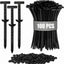 100 Hebillas Nailon para Cables y Panel Automotriz