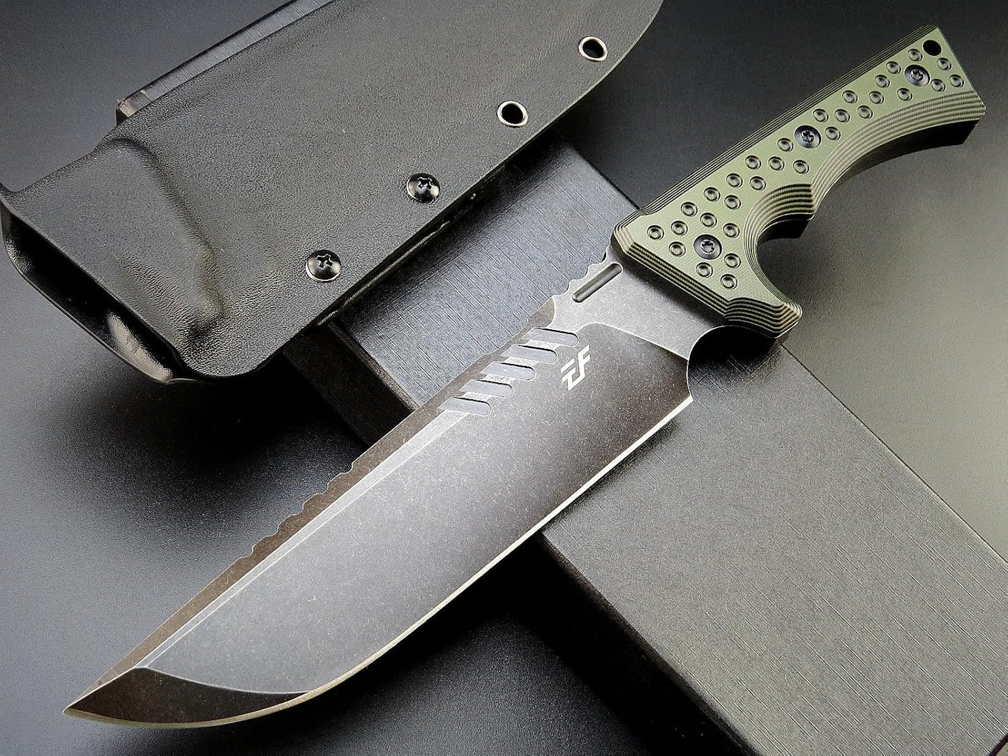 Cuchillo EDC Sleipner Hoja Acero G10 Full Tang