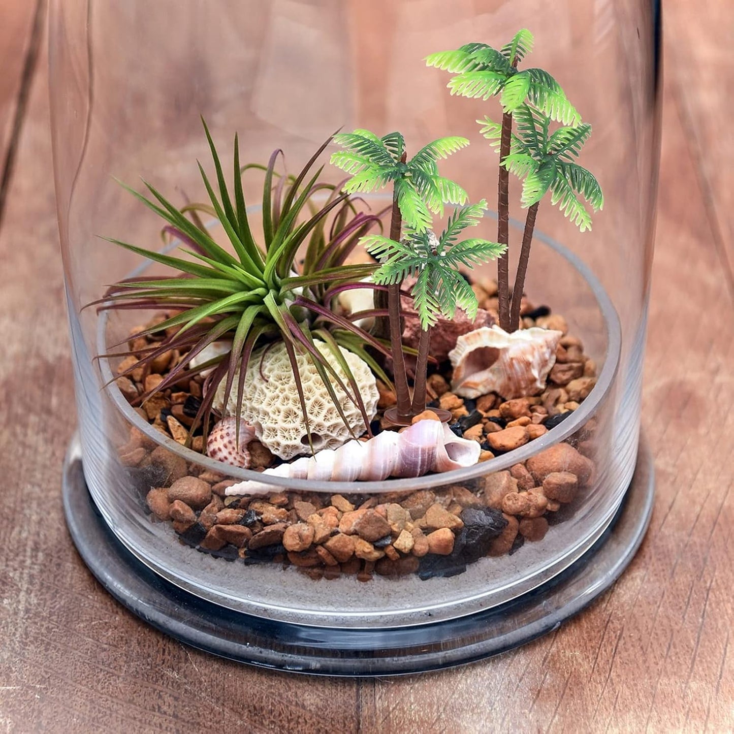5 Mini Palmeras Plástico Accesorios Playa Decoración Hogar Oficina