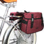 Bolsa nailon bicicleta doble alforja ajustable resistente