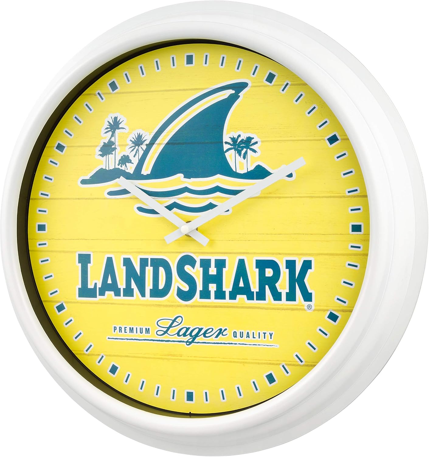Reloj pared analógico Landshark 15.75pulg