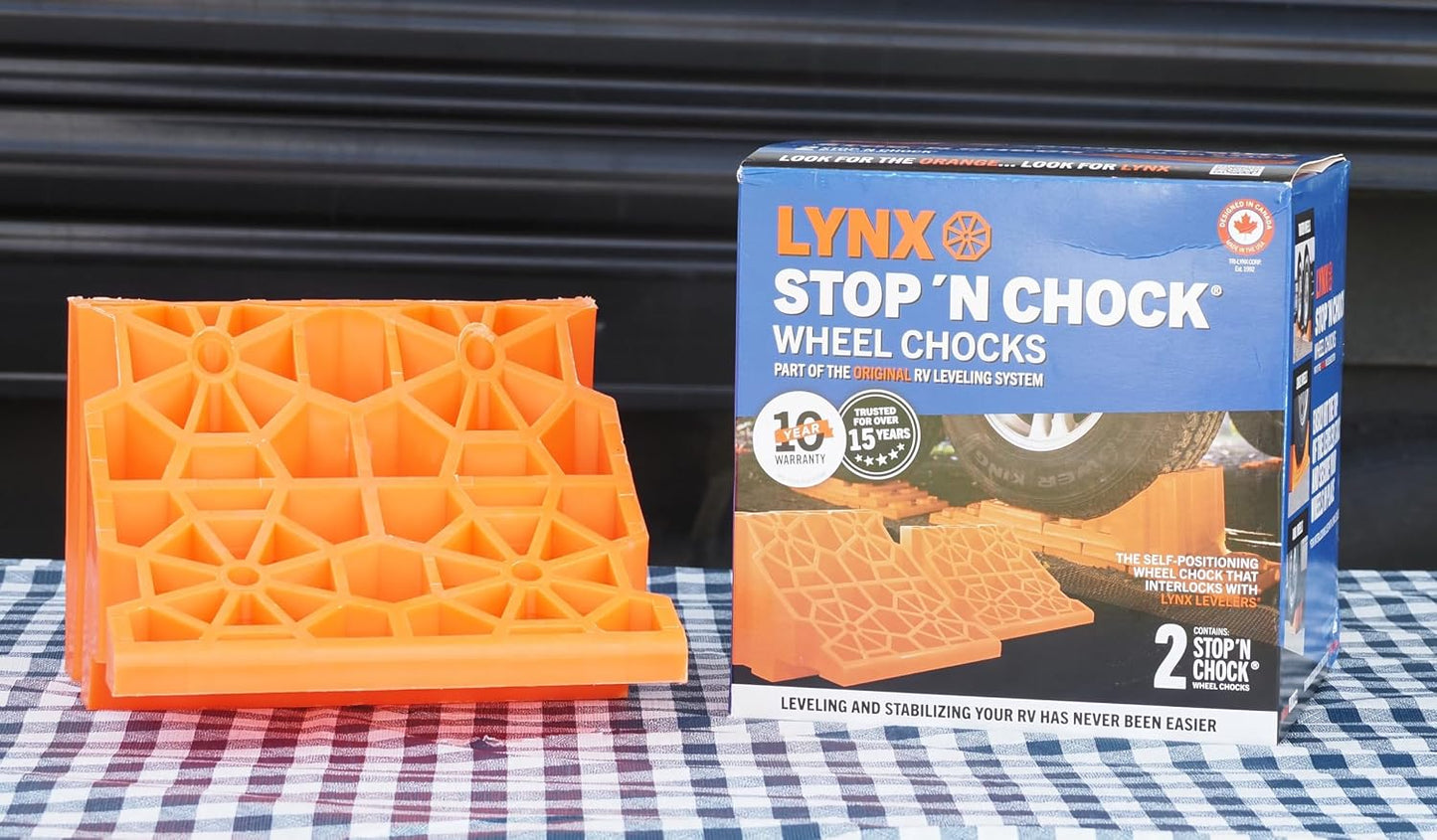 Pack 1 de Lynx Stop N Chock para Uso en Hogar y Jardín