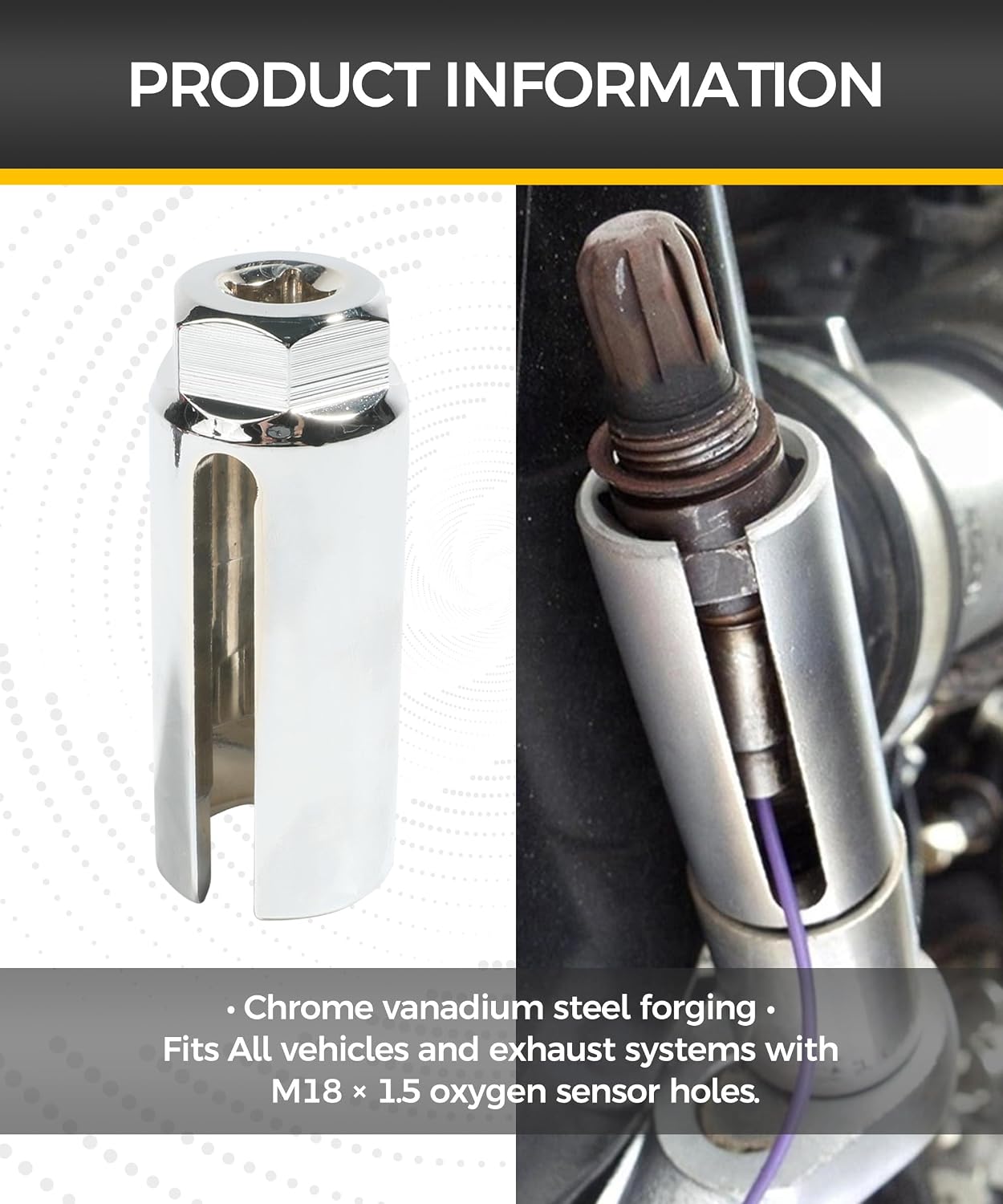 Set 5 Pzas Enchufe Sensor O2 Herramienta Automotriz