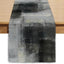 Camino mesa acuarela negro gris 36pulg decoración hogar