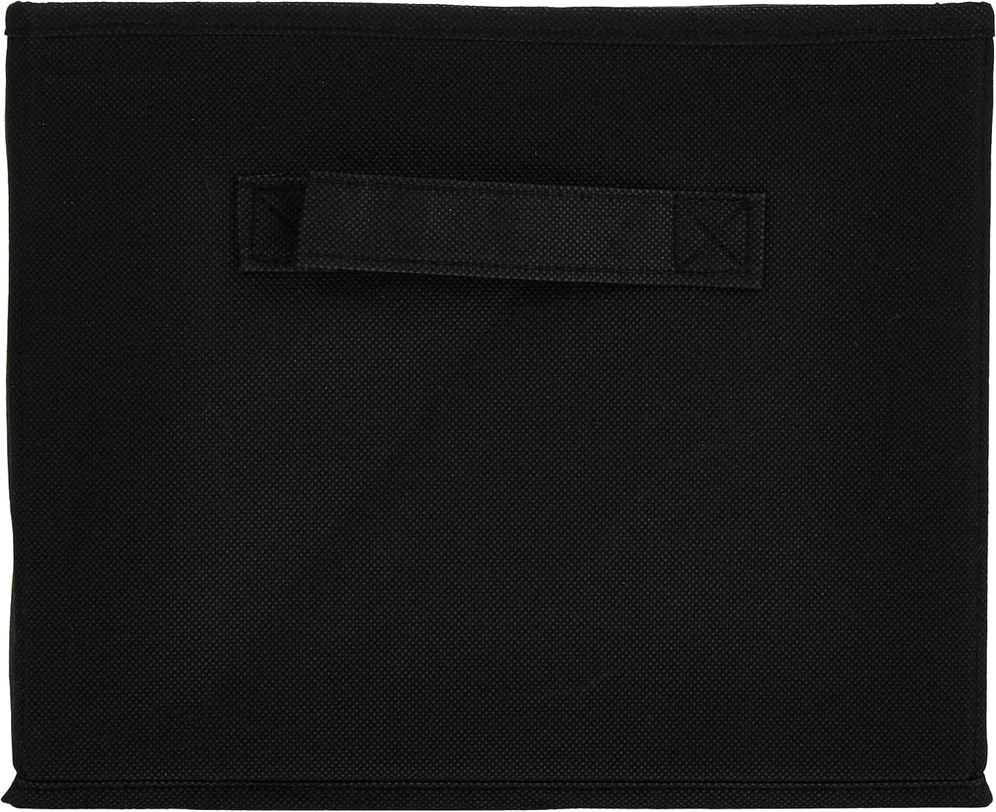 Cestas tela plegable Capri set 4 negro