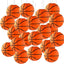 20 Faroles Baloncesto Naranjas 8pulg Decorativas para Techo