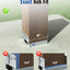 10 Bases Poste 6x6pulg Acero Galvanizado Soporte Cubierta
