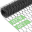Malla gallinero red alambre hexagonal galvanizada PVC