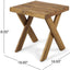 Mesa auxiliar acacia exterior acabado teca