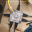 Cable extensión exterior 25ft 6 Tomas con interruptor