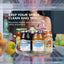 Organiz. redondo plástico giratorio para refrigerador