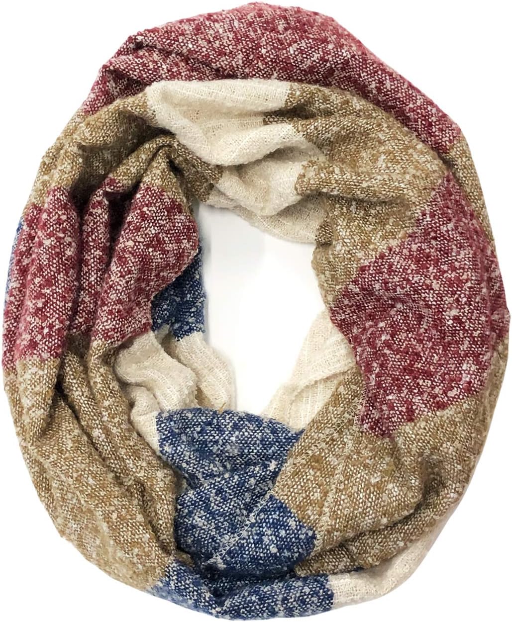 Set bufanda infinita tartán con gorro