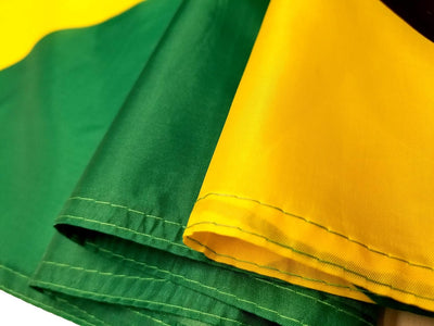 Bandera Jamaica 3x5ft con ojales latón doble costura