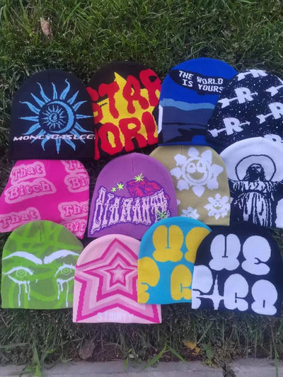Gorro Y2k para mujer invierno accesorios