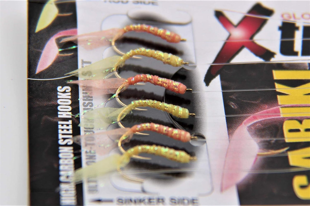 Lure Sabiki Xtremeglo 8 brilla colores vivos
