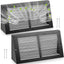 2 Rejillas Aire Triangulares 12x6" Cubierta Acero Negro