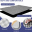Manta picnic 80x80" impermeable plegable azul